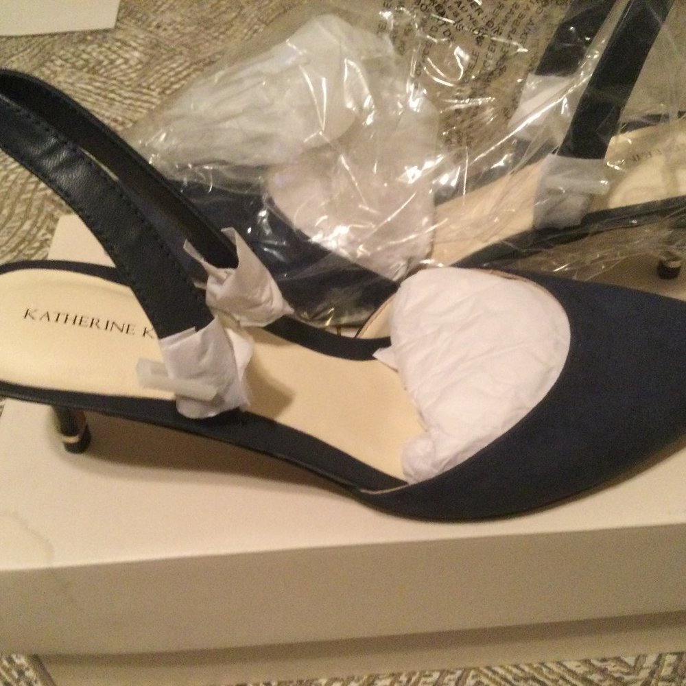 KATHERINE KELLY ROSALIE KITTEN HEEL  SHOES